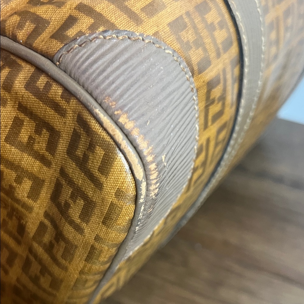 Fendi Tan Monogram Duffel Bag - Picture 5 of 15